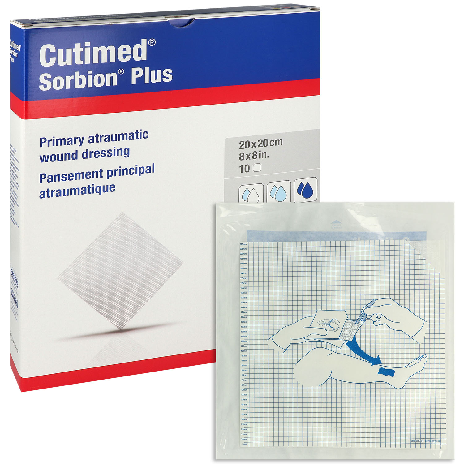 Cutimed Sorbion Plus primäre atraumatische Wundkontaktschicht