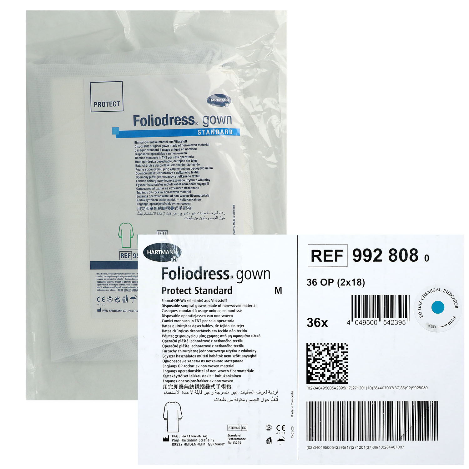 Foliodress gown Protect Standard OP-Wickelmantel