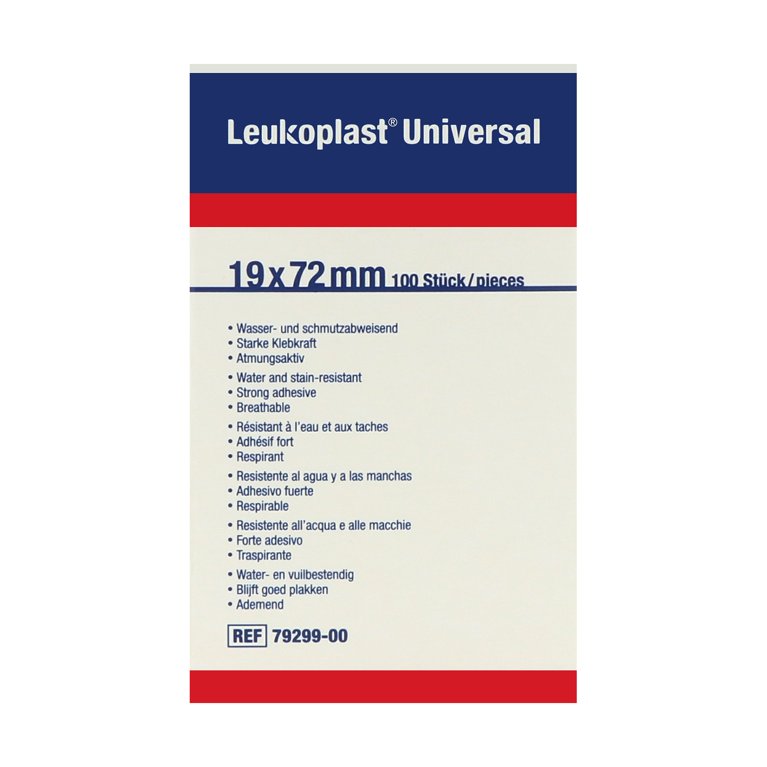 Leukoplast Universal Strips, Wundpflaster, wasserabweisend