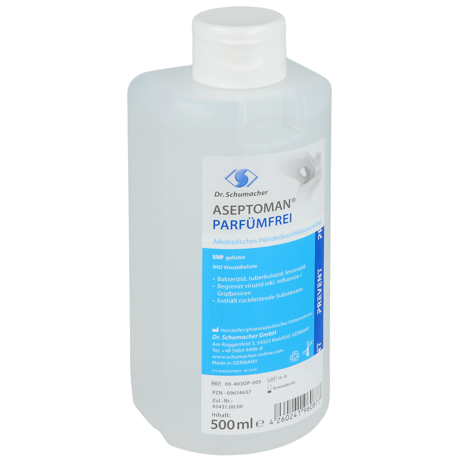ASEPTOMAN Parfümfrei 500 ml
