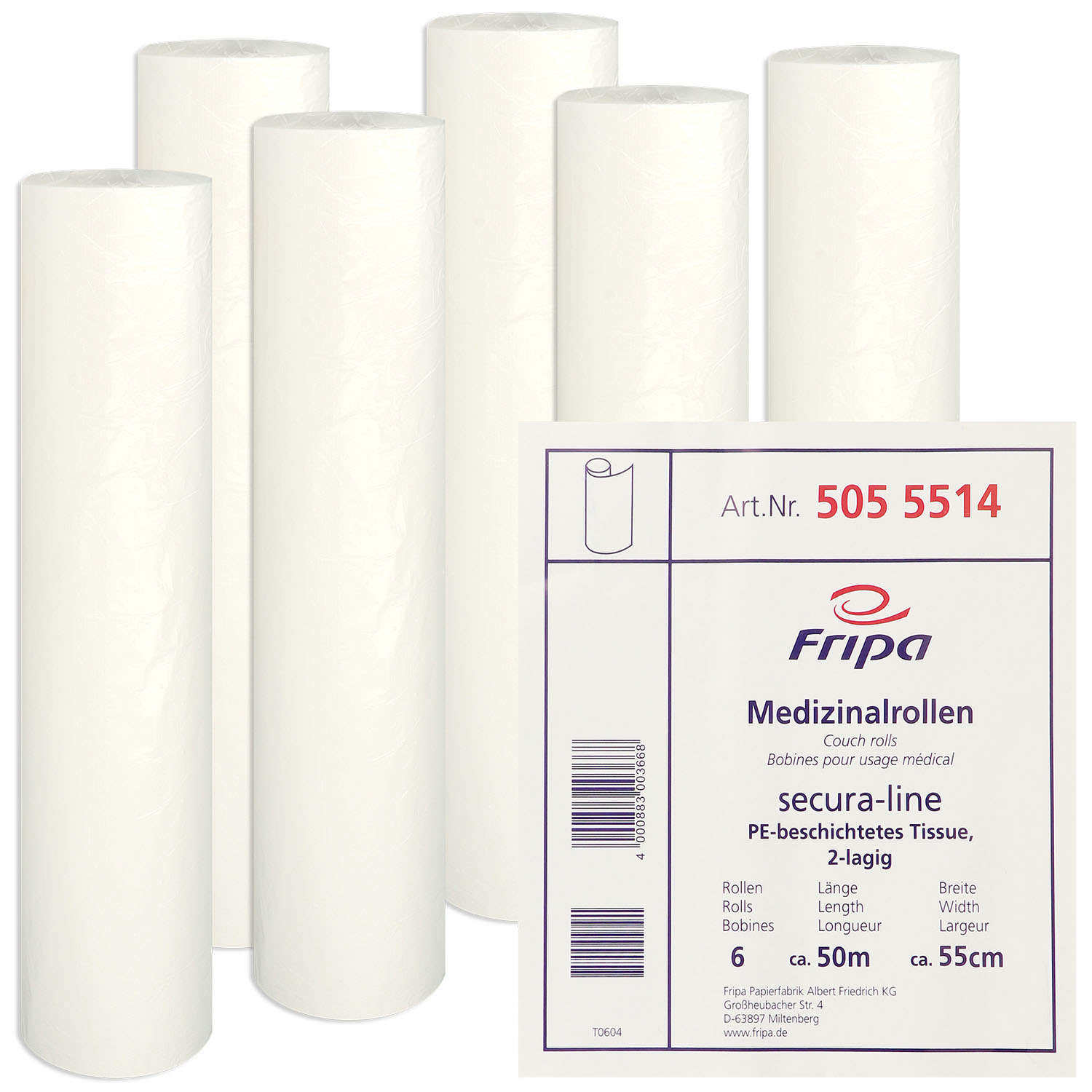 Fripa secura-line Ärztekrepp / Liegenpapier