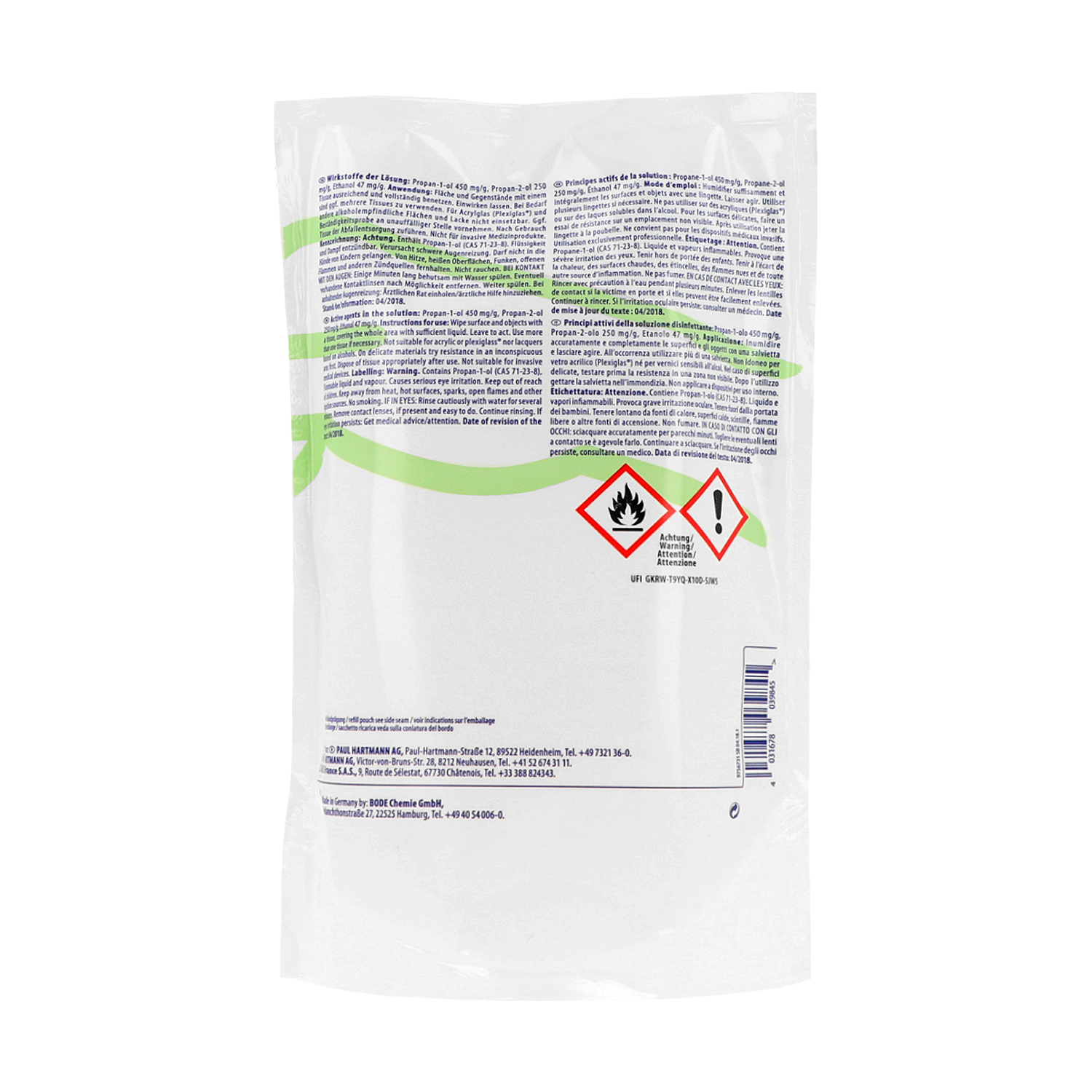 Bacillol Tissues Schnell-Desinfektionstücher Bacillol Tissues Schnell-Desinfektionstücher