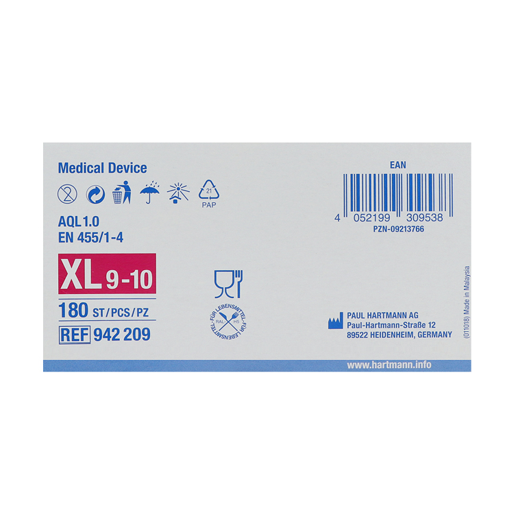 Peha-soft nitrile white Untersuchungshandschuhe, puderfrei