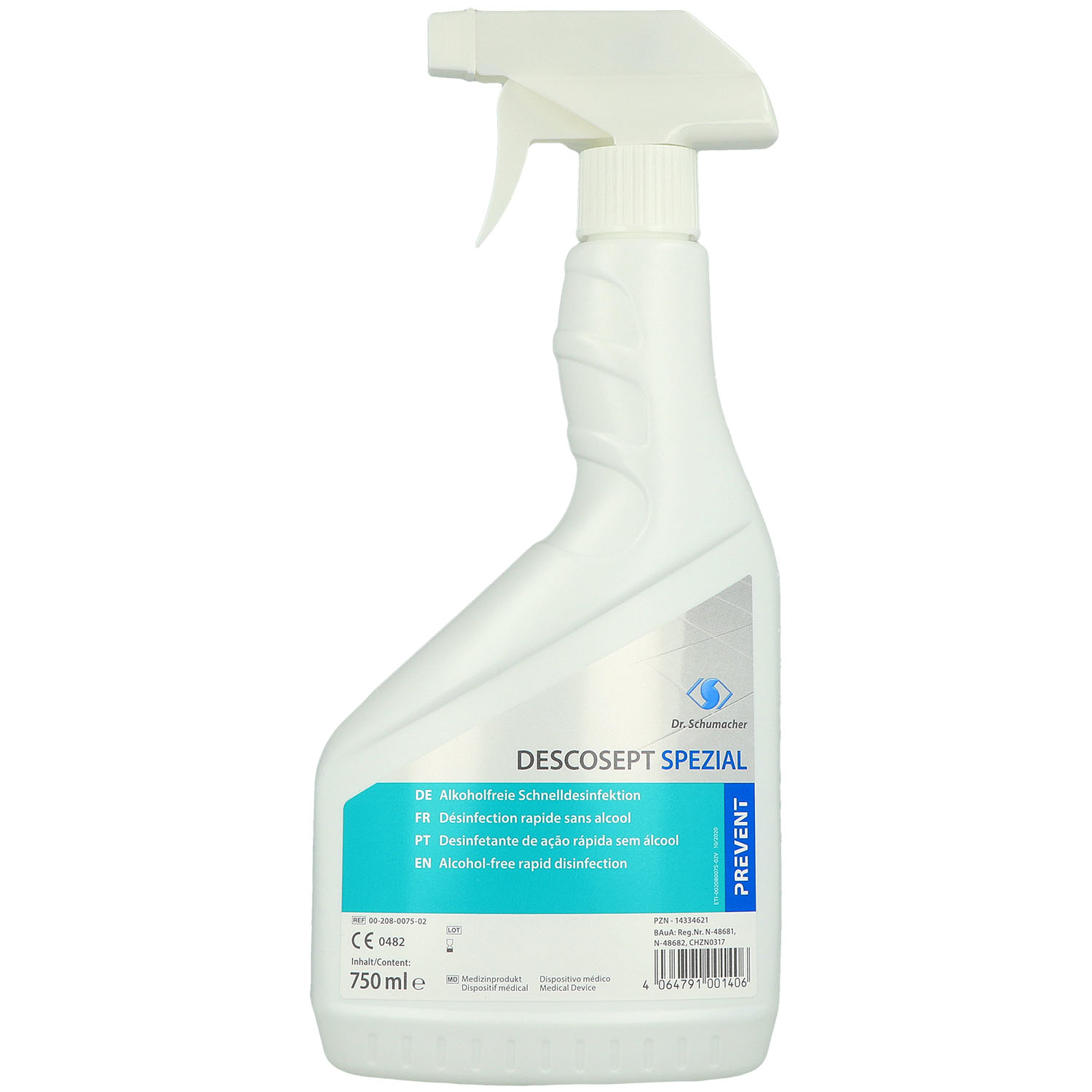 Descosept Spezial alkoholfreie Schnelldesinfektion 750 ml (0.75 l) - Sprühflasche