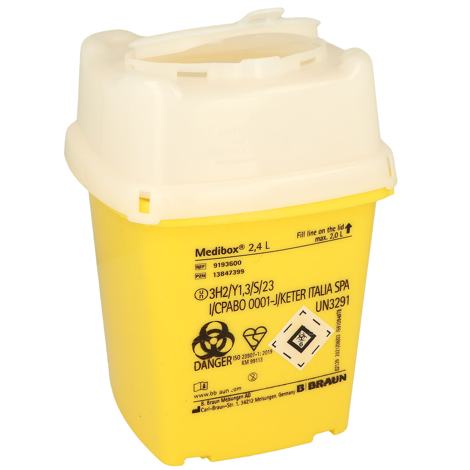 Medibox Entsorgungsbehälter 2,4 Liter