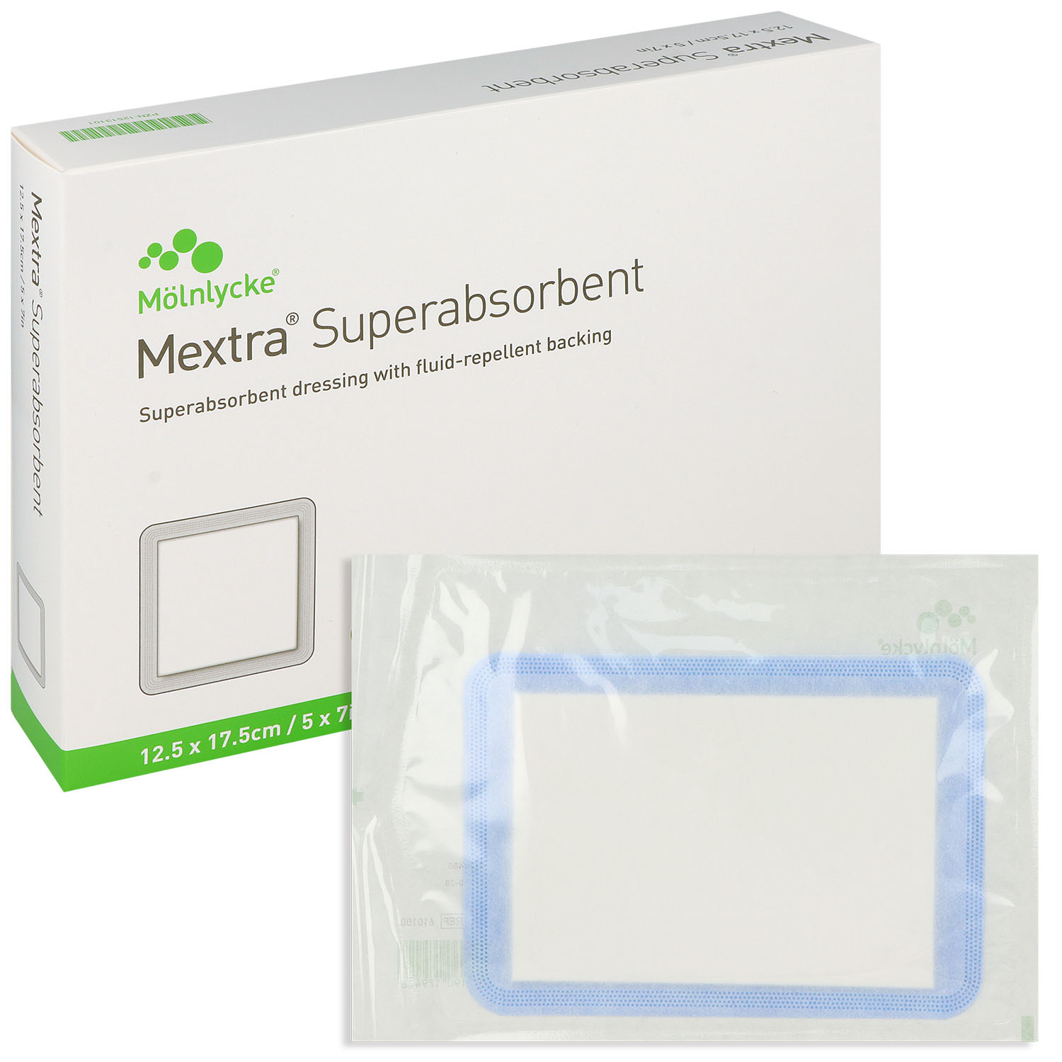 MEXTRA Superabsorbent 12.5 x 17.5 cm - 10 St.
