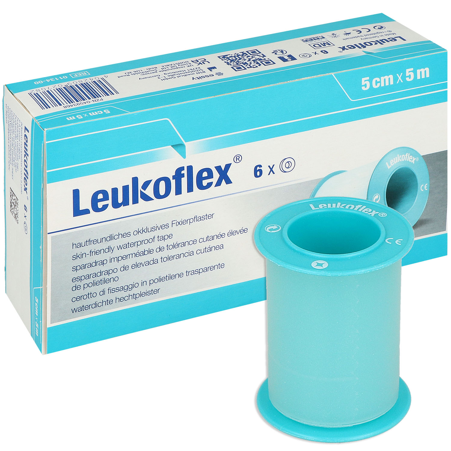Leukoflex Verbandpflaster ohne Schutzring 