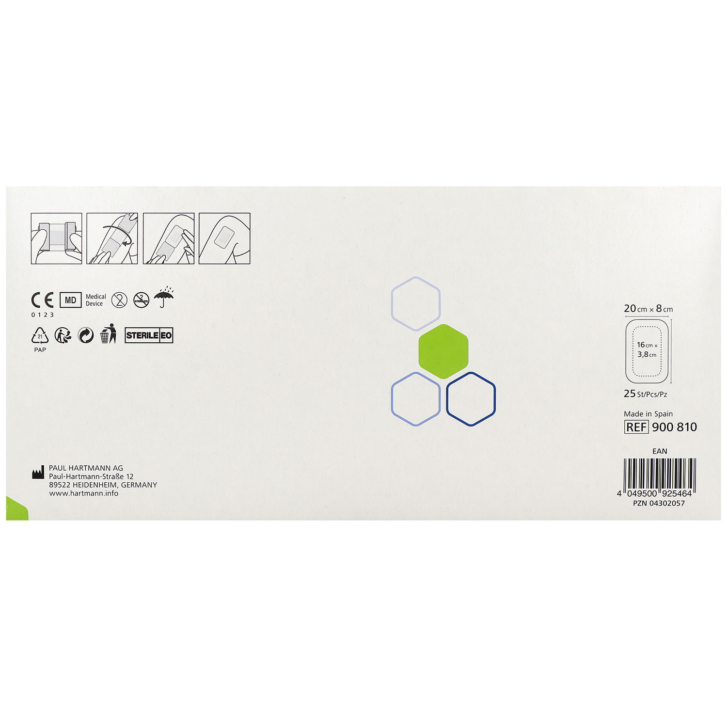 Cosmopor steril, selbstklebender Wundverband