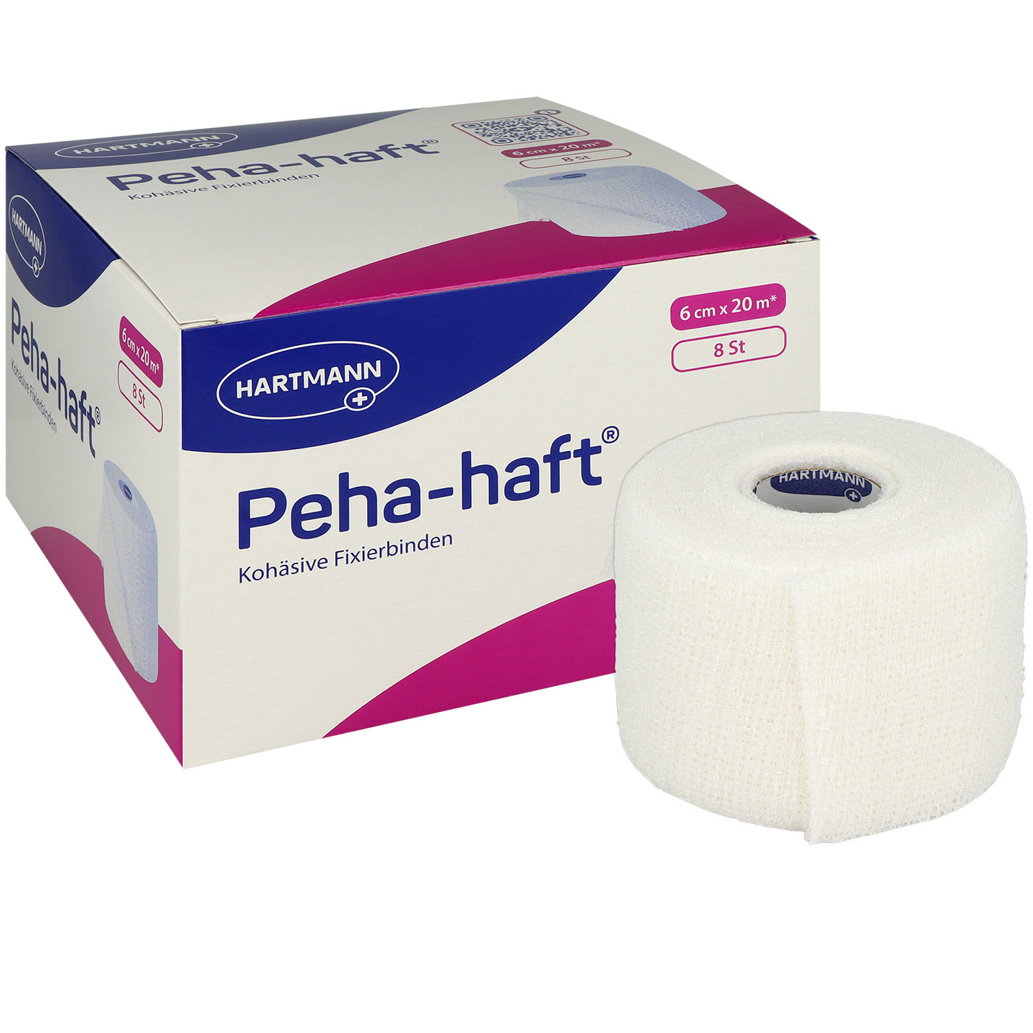 Peha-Haft Fixierbinde weiß latexfrei