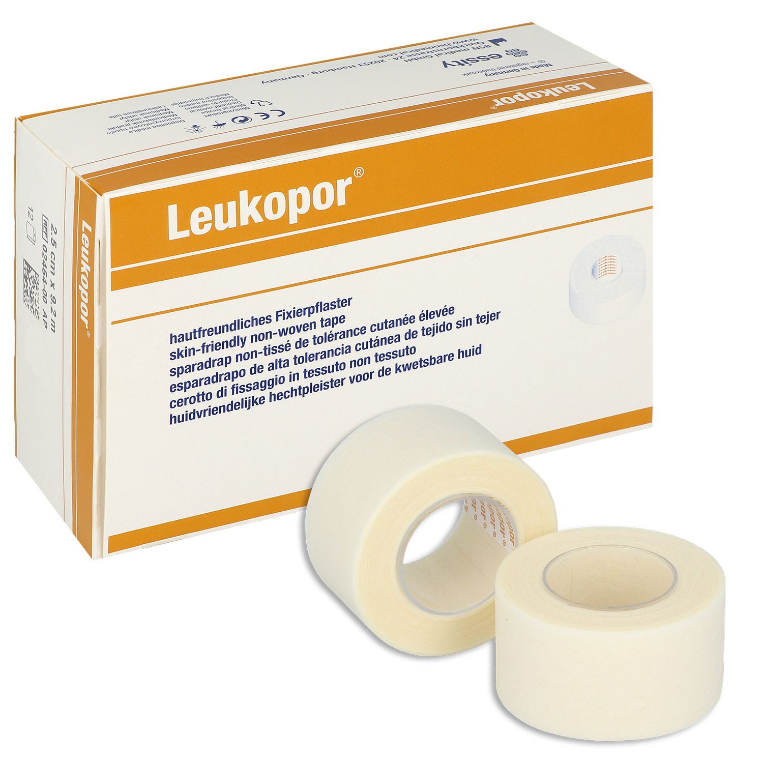 Leukopor - Fixierpflaster für empfindliche Haut, Rollenpflaster 