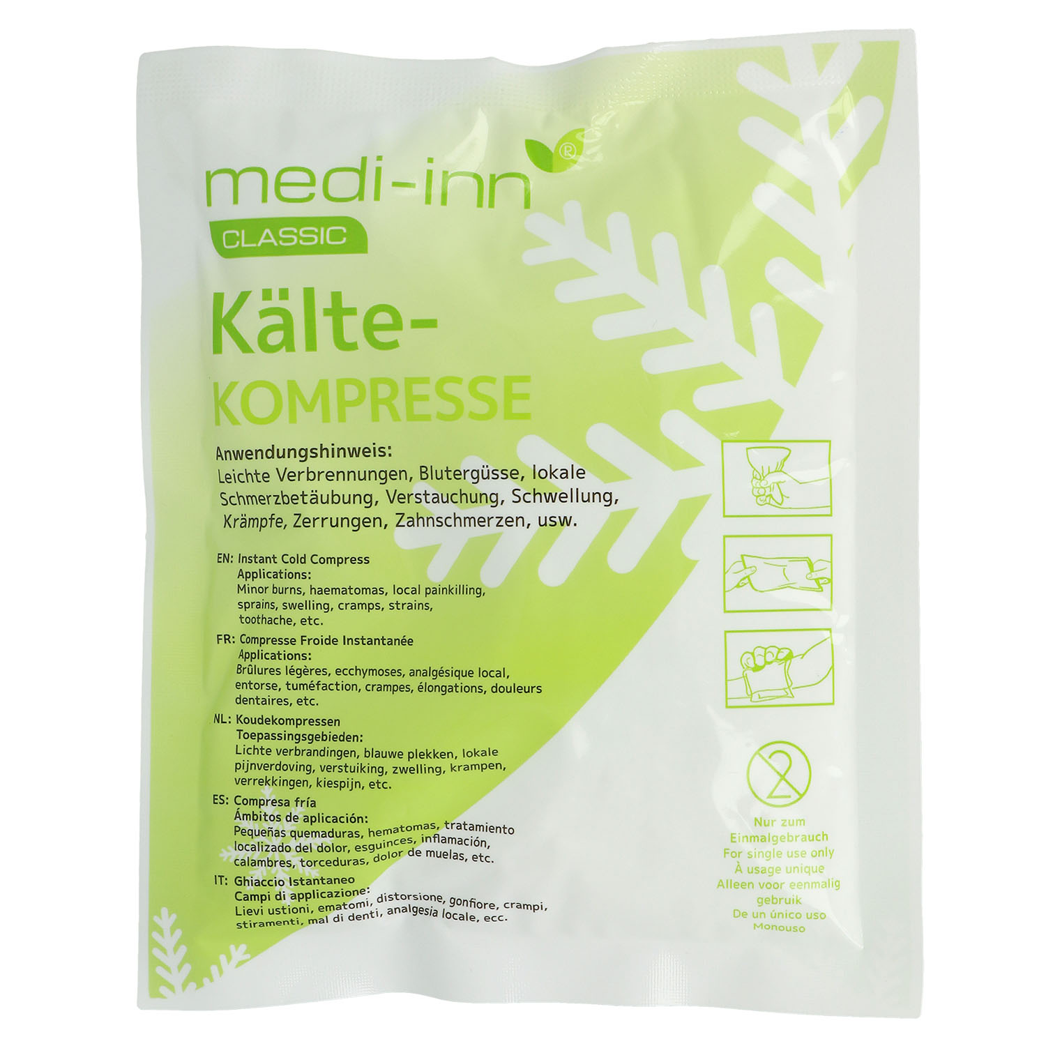 Kältekompressen 12.7 x 15.2 cm - 72 St.