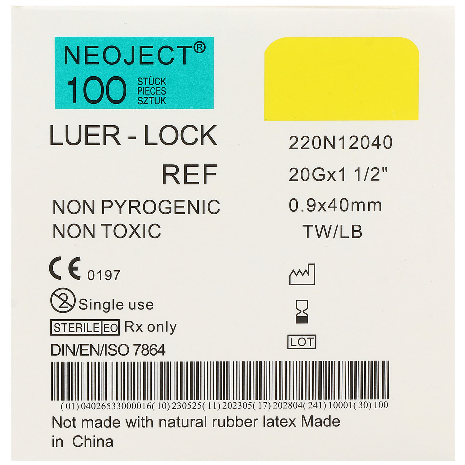 Neoject Einmalkanülen Standard
