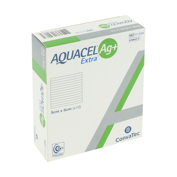 ConvaTec Aquacel Ag+ Extra, silberhaltige Kompressen