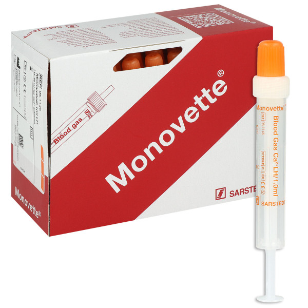Blutgas-Monovette Calcium-balanciertes Lithium-Heparin - Luer-Anschluss, steril