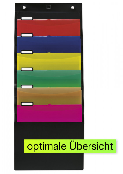 Hänge-Orga-Mappe/Fächermappe für A4 zur Organisation von Unterlagen