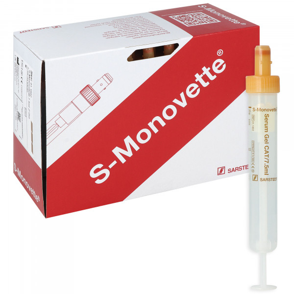 S-Monovette Serum-Gel mit Kunststoffetikett