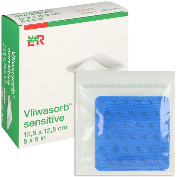 Vliwasorb sensitive Superabsorbierender Wundverband mit Silikon, sterile Wundauflage