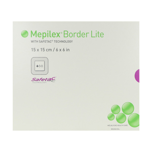Mepilex Border Lite, dünner Schaumverband, steril