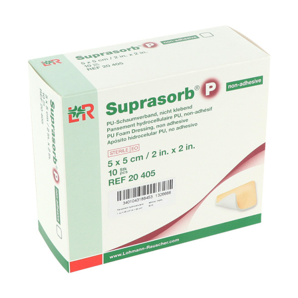 Suprasorb® P, PU-Schaumverband, selbstklebend und nicht klebend