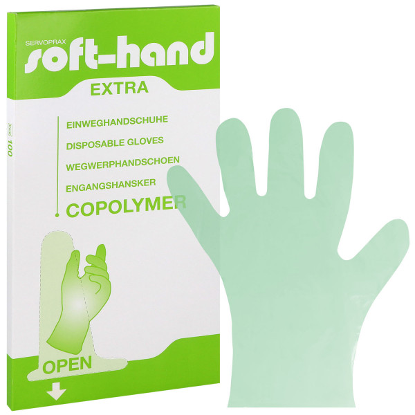 Soft-Hand Extra Copolymer-Untersuchungshandschuhe, unsteril