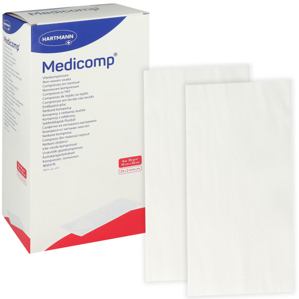 Medicomp Vlieskompressen steril 4lagig