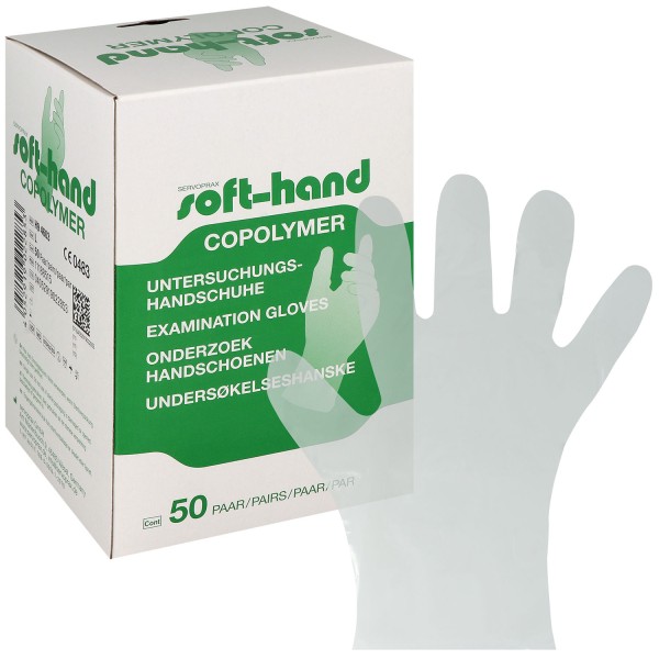 SOFTHAND Untersuchungshandschuhe aus Copolymer, steril, puderfrei
