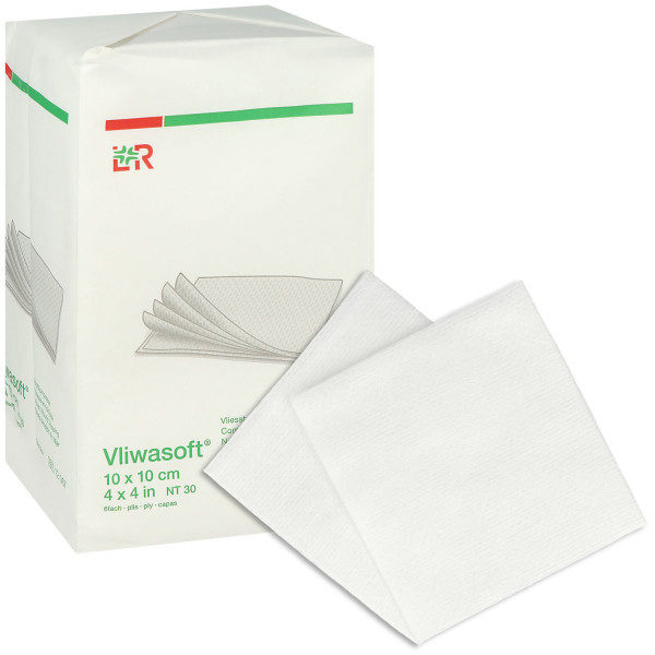 Vliwasoft Vliesstoffkompressen im Papierbeutel