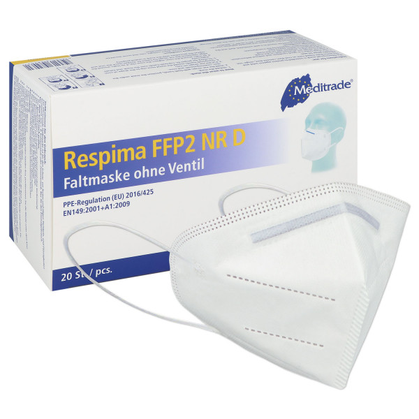 RESPIMA FFP2 Einweg Atemschutzmaske ohne Ventil