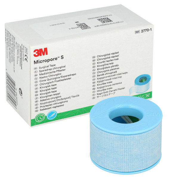 3M Micropore S - Silikonbeschichtetes Pflaster