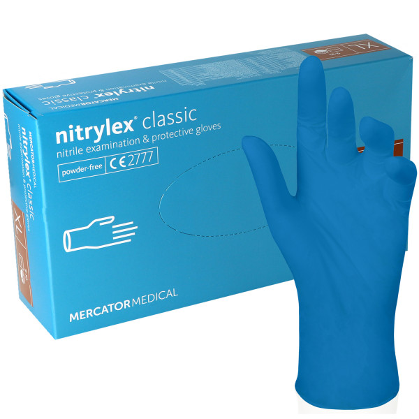 Nitrylex Nitril-Untersuchungshandschuhe, puderfrei, unsteril