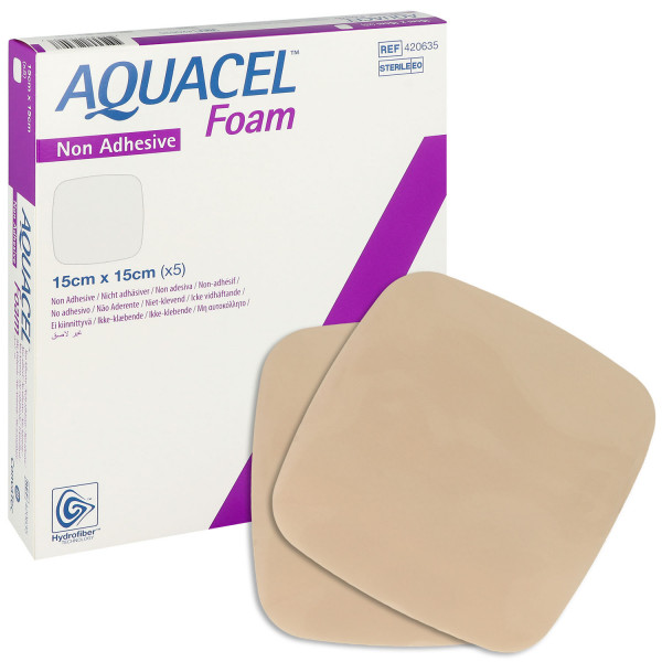 Aquacel Foam nicht adhäsiv, nicht haftender Schaumverband