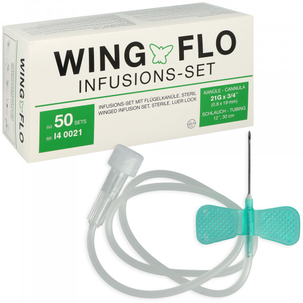 Wing-Flo Infusionsbesteck Venenpunktionskanüle