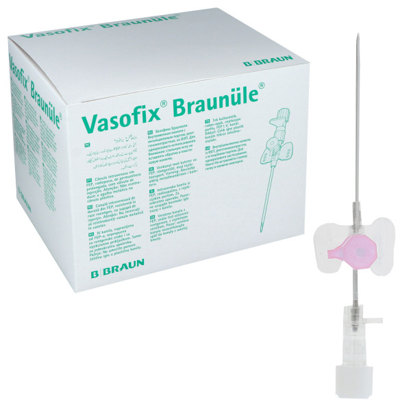 Vasofix Braunüle, Venenverweilkanülen mit Zuspritzport und FEP-Katheter