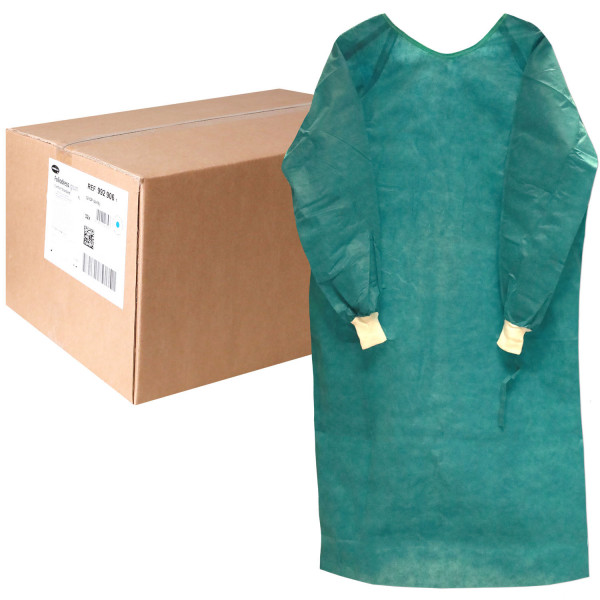 Foliodress gown Comfort Standard steril, einzeln verpackt mit Combitape Verschlusssystem