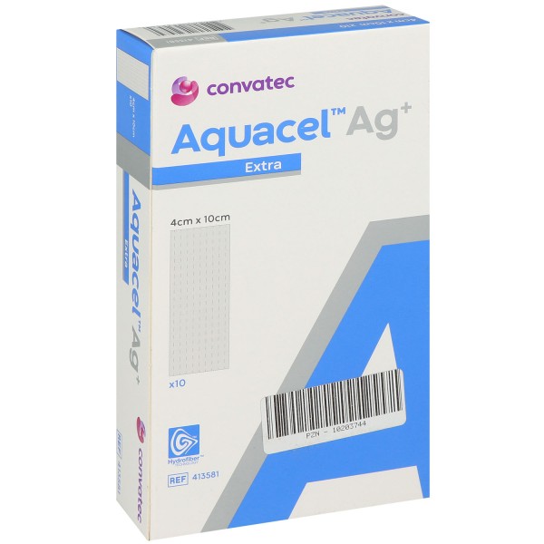Aquacel Ag+ Extra, silberhaltige Kompressen