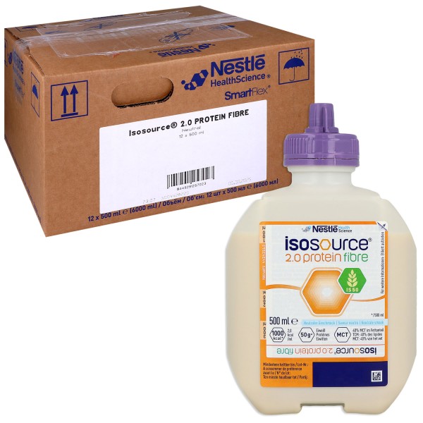 Isosource 2.0 Protein Fibre​ neutral 12 x 500 ml