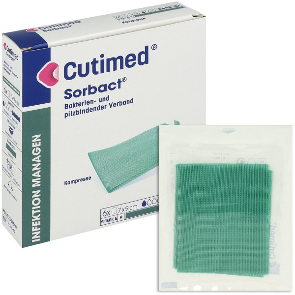 Cutimed Sorbact bakterienbindende Kompresse