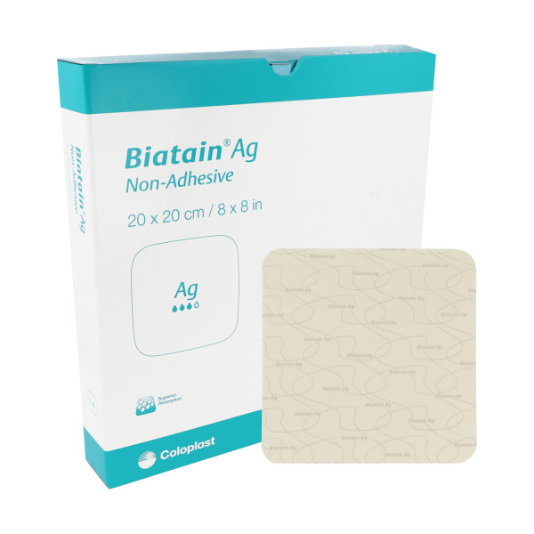 Biatain® AG silberhaltiger Schaumverband, nicht haftend (steril)