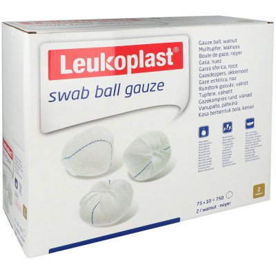 Leukoplast swab ball gauze sterile Baumwolltupfer mit Röntgenkontraststreifen - 20-fädig