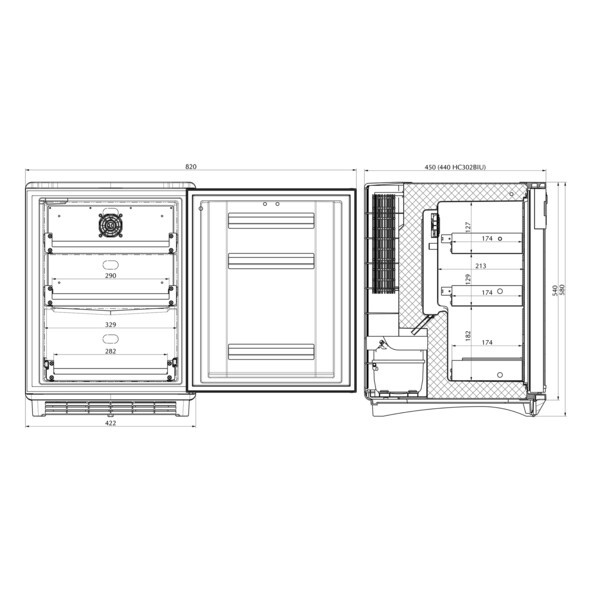 Dometic HC 302 FS Medikamentenkühlschrank