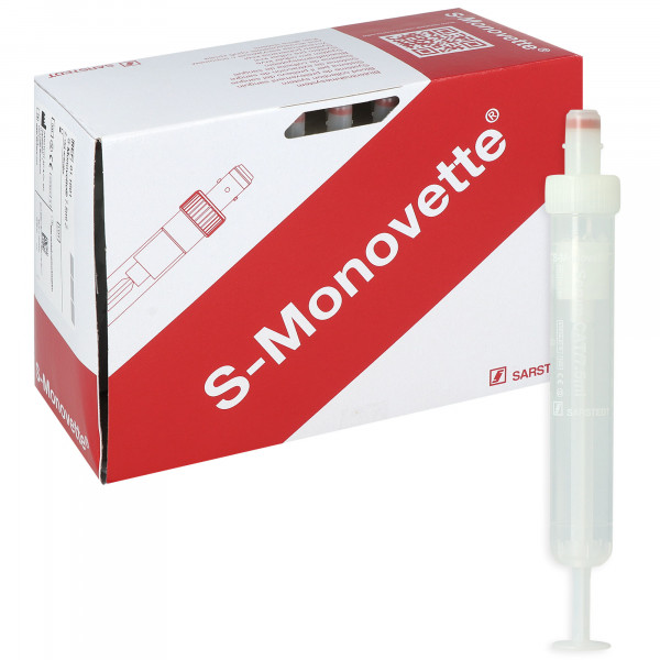 S-Monovette Serum mit Kunststoffetikett