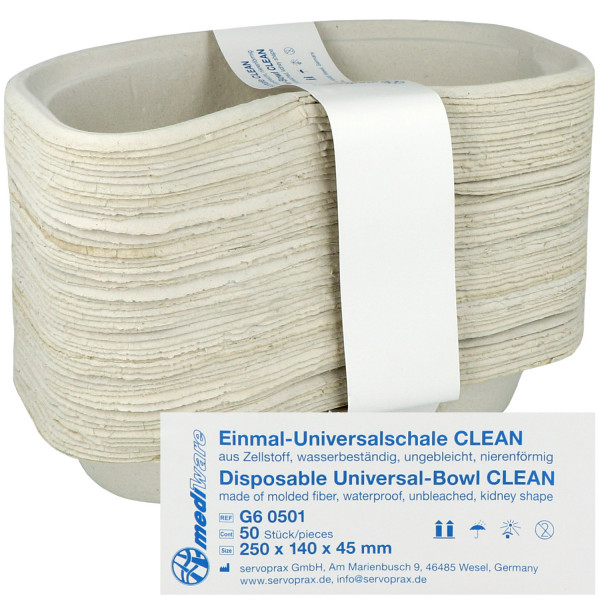 Mediware Einmal-Nierenschale Clean, weiß