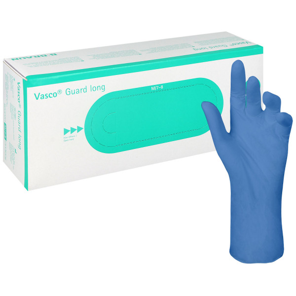 Vasco Guard long blau Nitrilhandschuhe unsteril