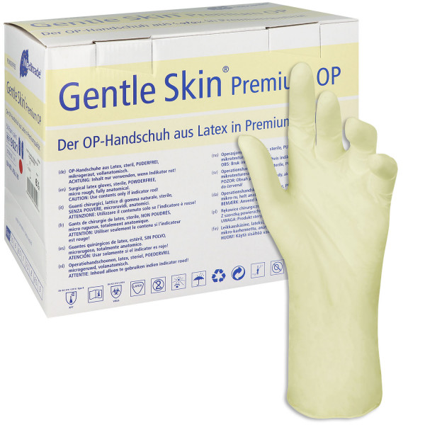 Gentle Skin Premium OP-Handschuhe Latex puderfrei steril,