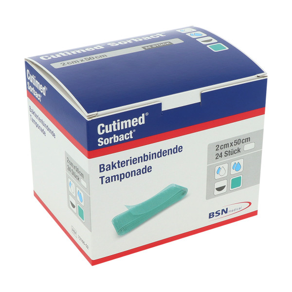 Cutimed® Sorbact® hydrophober Wundverband, Tamponade