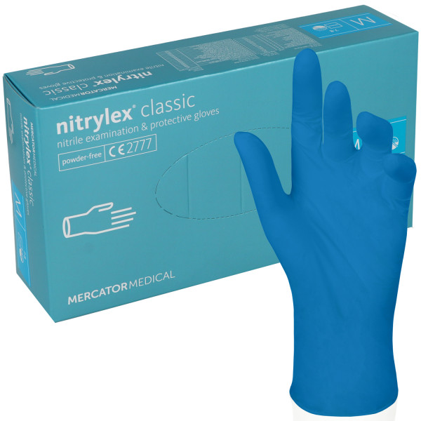 Nitrylex Nitril-Untersuchungshandschuhe, puderfrei, unsteril
