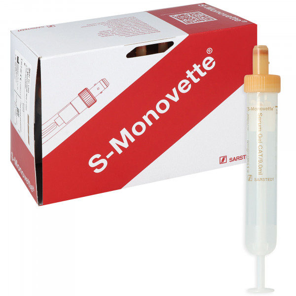 S-Monovette Serum-Gel mit Kunststoffetikett