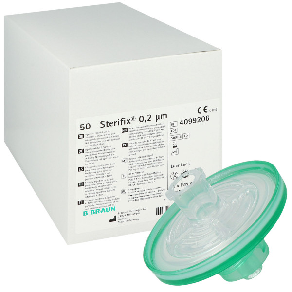 Sterifix® Injektionsfilter 0,2 µm, Luer-Lock