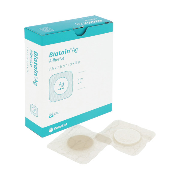 Biatain® AG silberhaltiger Schaumverband, selbst haftend (steril)