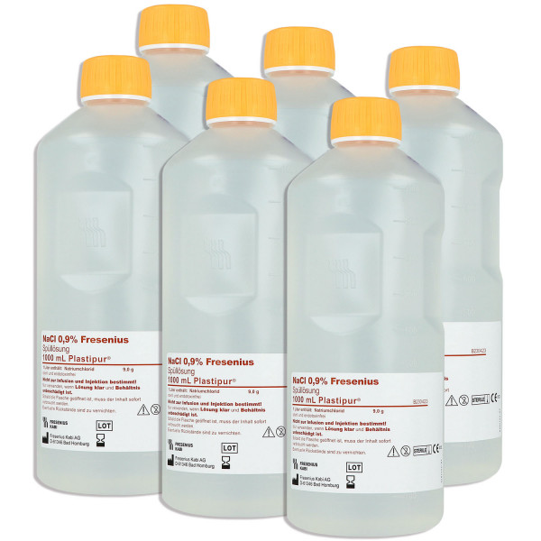 NaCl 0,9% Plastikschraubflasche